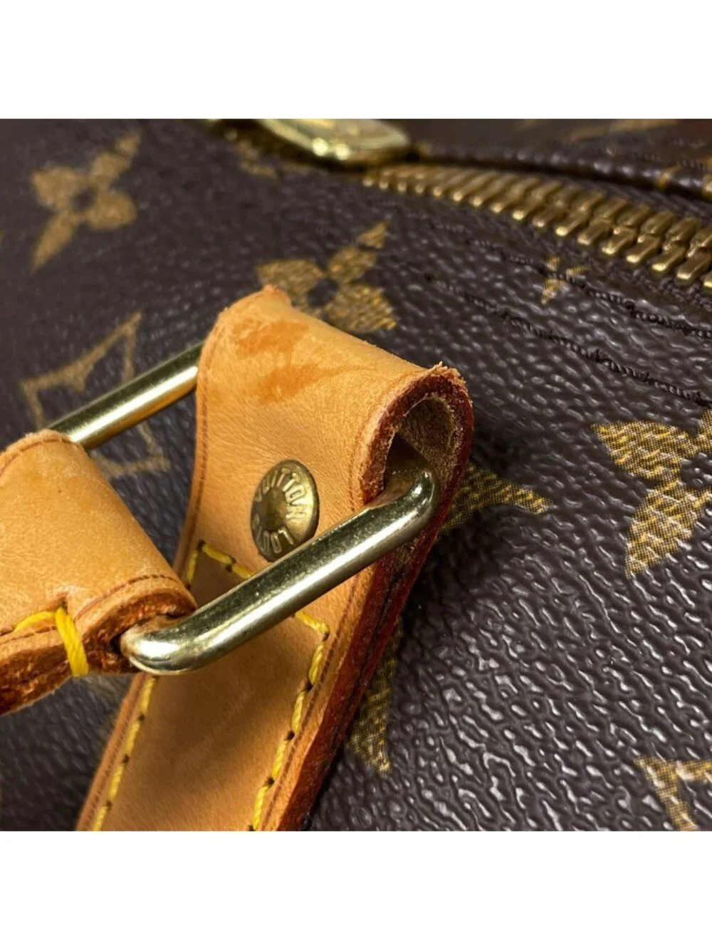 Louis Vuitton Keepall Bandouliere 60 Boston Bag Monogram Brown